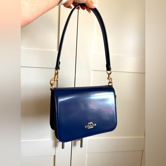 Coach Handbags - COACH Navy Quinn